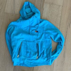 Aviator Nation Turquoise Hoodie